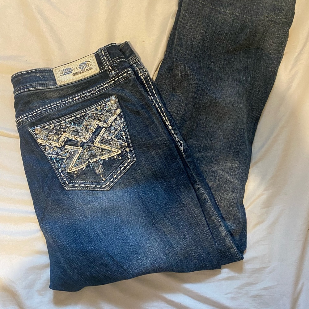 Grace in LA Dark Blue Denim Jeans